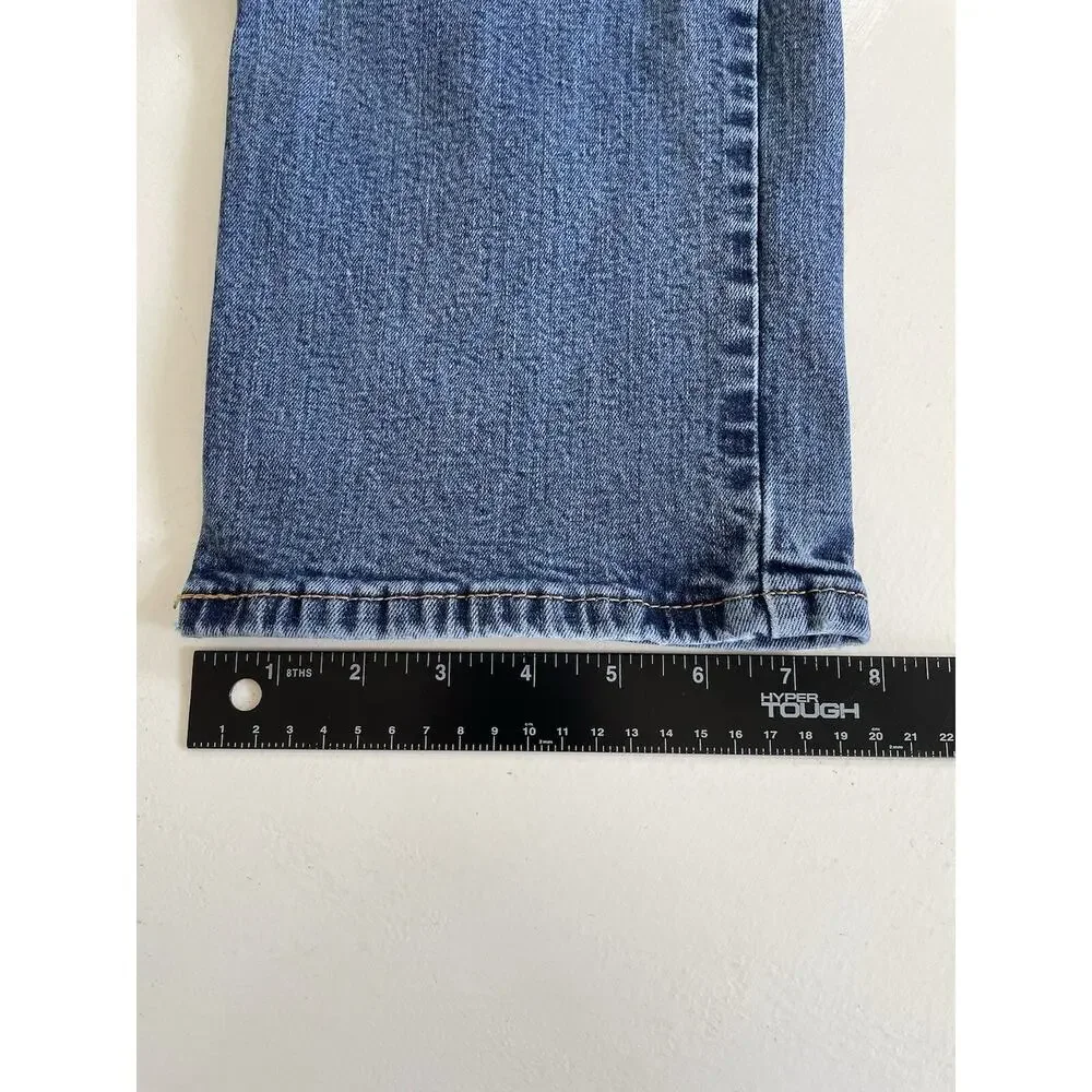 Men's Levi's 514 Blue Denim Jeans Slim Straight Leg Mid Rise 38x32